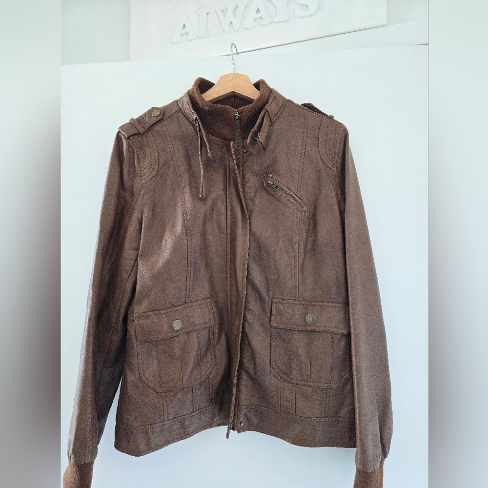 CACHE real leather jacket